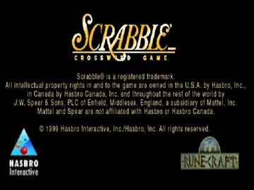 Scrabble (EU) screen shot title